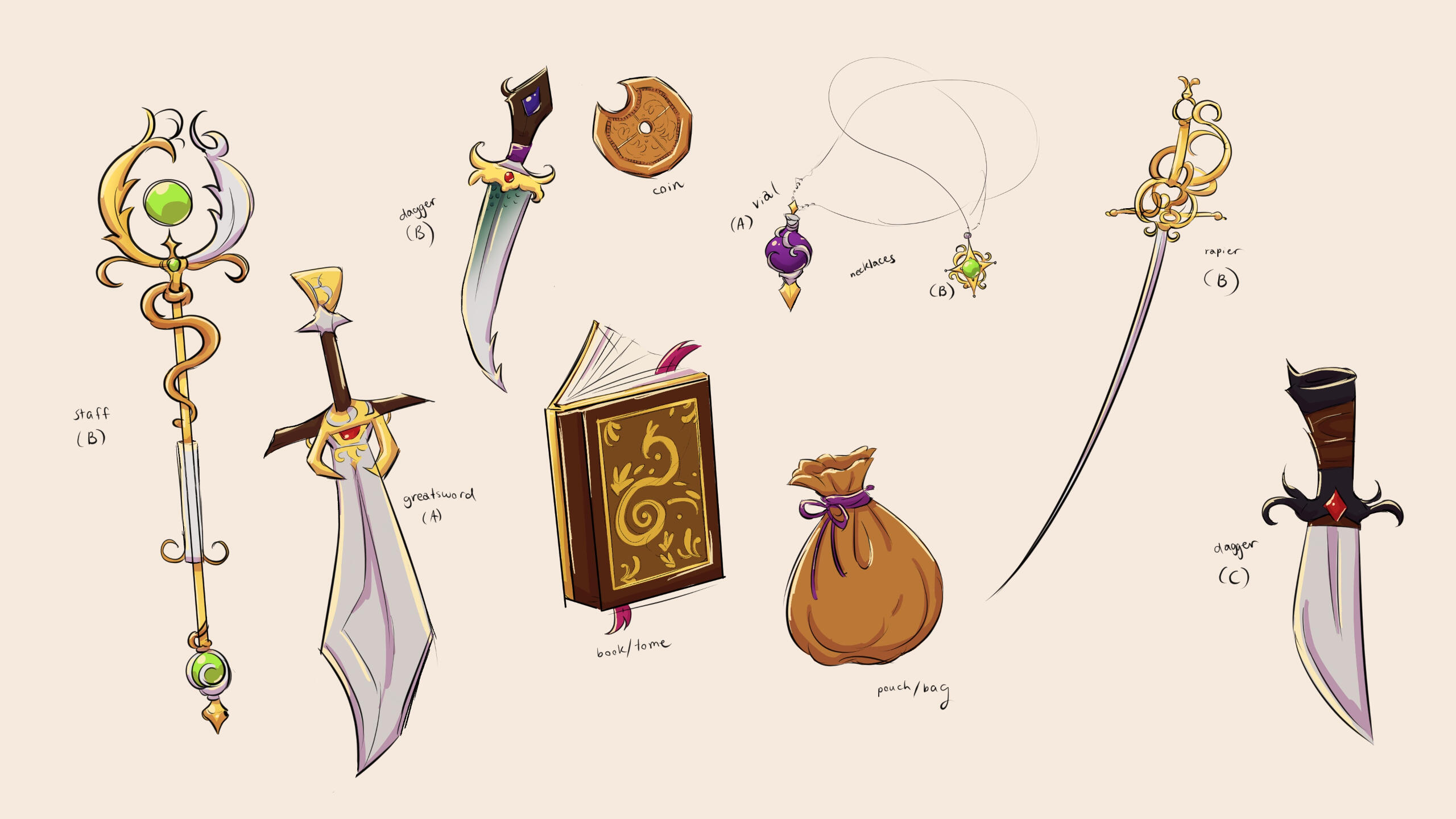 Medieval Fantasy Props