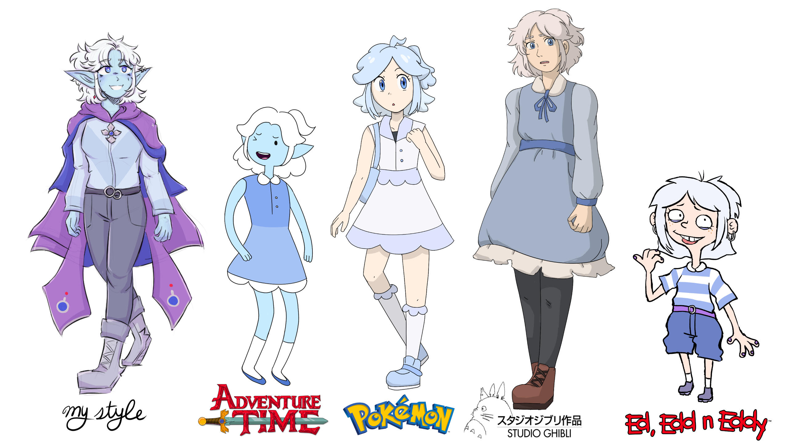 Lyra in 5 Styles